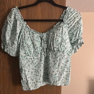 Floral Print Women's Top